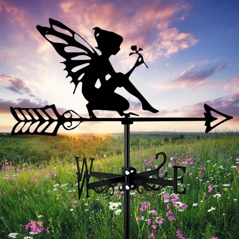 Fairy Garden Elf Stainless Steel Weathervane MW078