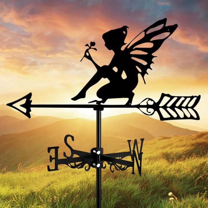 Fairy Garden Elf Stainless Steel Weathervane MW078