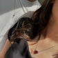 Heart Sword Pendant Necklace