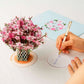 Paper Love Flower Bouquet Pop-Up Card