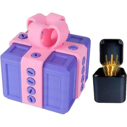 Surprise Gift Box Funny Middle Finger Switch Prank Toy