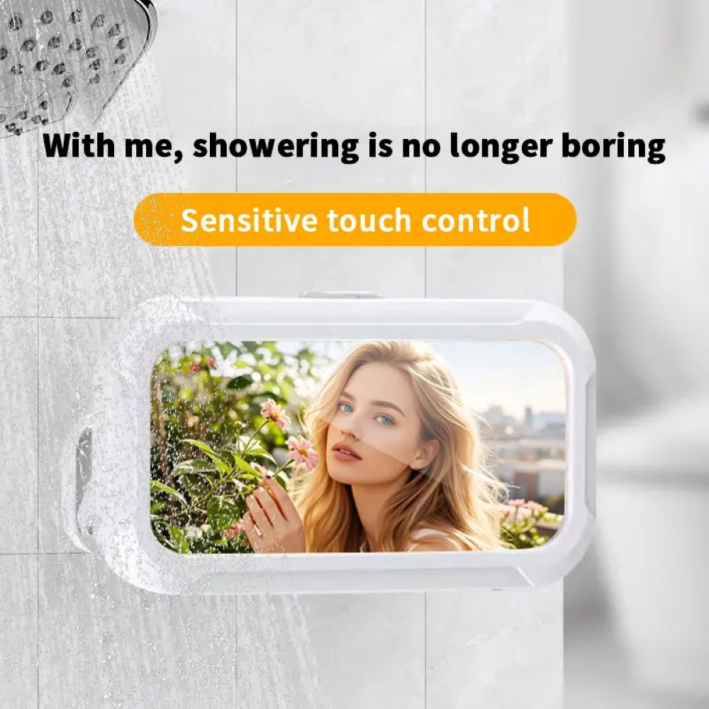 Waterproof Shower Phone Holder – 360° Rotating Wall Mount for Smartphones