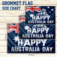 Happy Australia Day Kangaroo Flag - C035