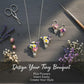 Real Flower Keepsake Necklace – Hold Your Memories In Bloom