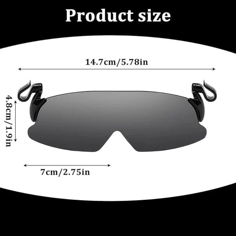 Polarized Clip Cap Sunglasses