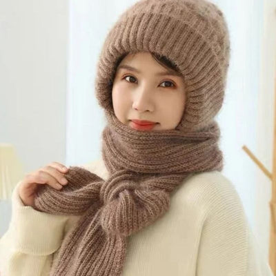 Integrated Ear Protection Windproof Cap Scarf