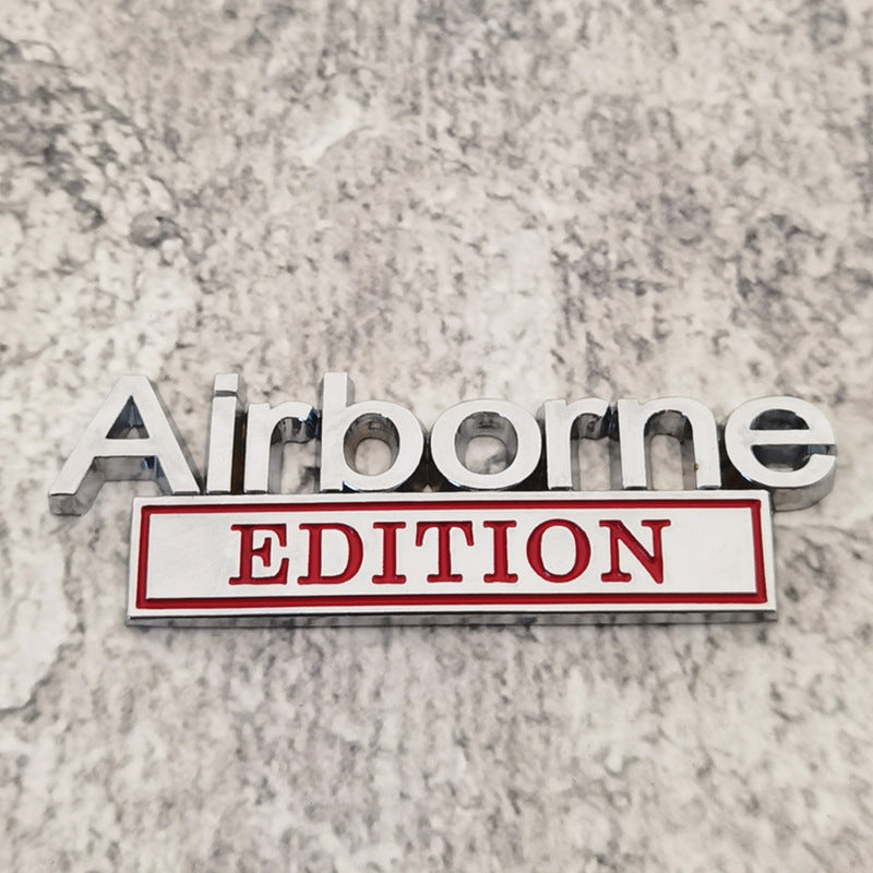 Airborne Edition - Emblem Sticker Badge, Funny Decals for Car, Truck, SUV, Motorcycle - TE041