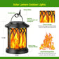 Upgraded Flickering Flame Solar Lantern Outdoor Waterproof Light