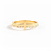 Let God Be In Control Golden Cross Ring