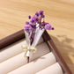 Real Flower Keepsake Brooch
