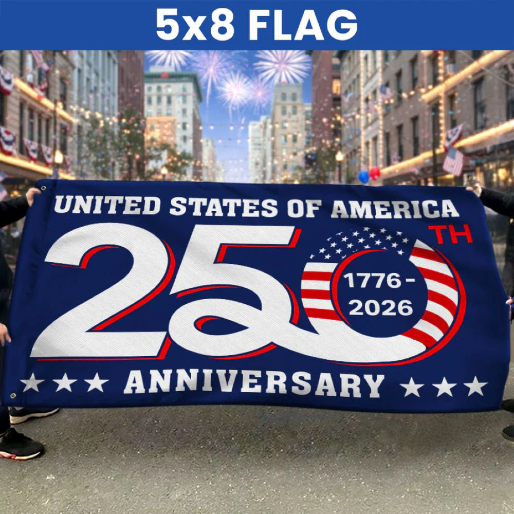 Patriotic 250th Anniversary Flag - C032