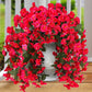 Artificial Faux Hanging Flowers Plants - UV resistant, Waterproof, Windproof