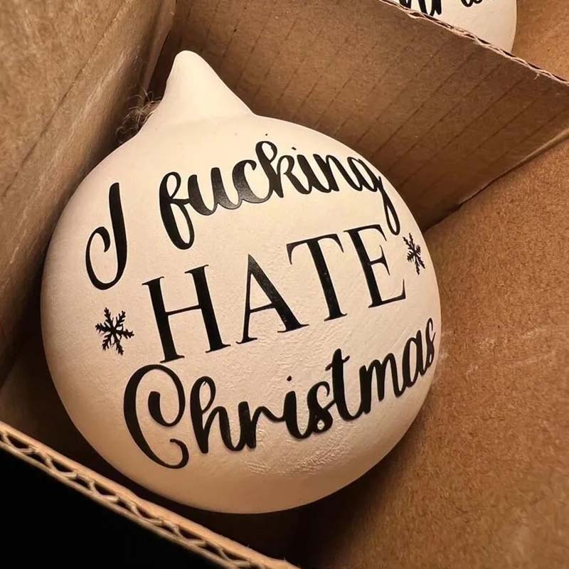 Christmas Funny Offensive Bauble - Rude Baubles