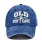Vintage Distressed "OLD & DON'T CARE" Cap