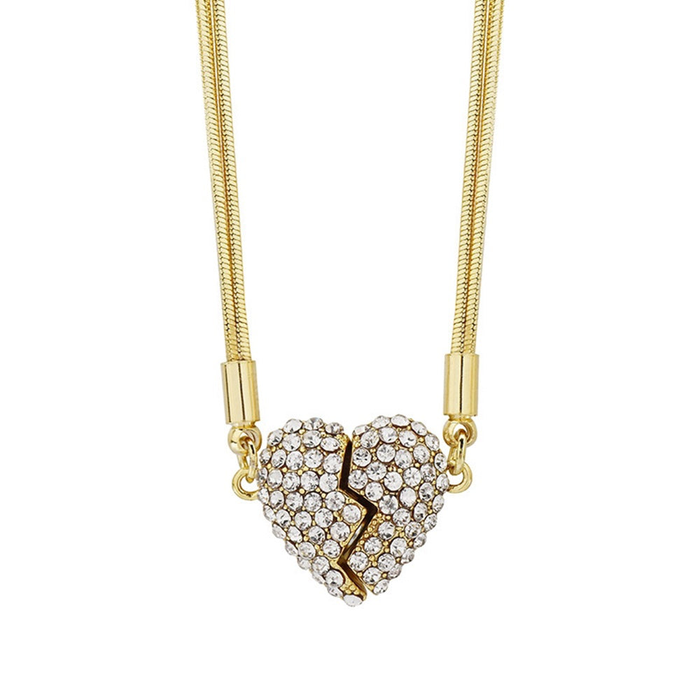 Magnetic Love Patchwork Necklace