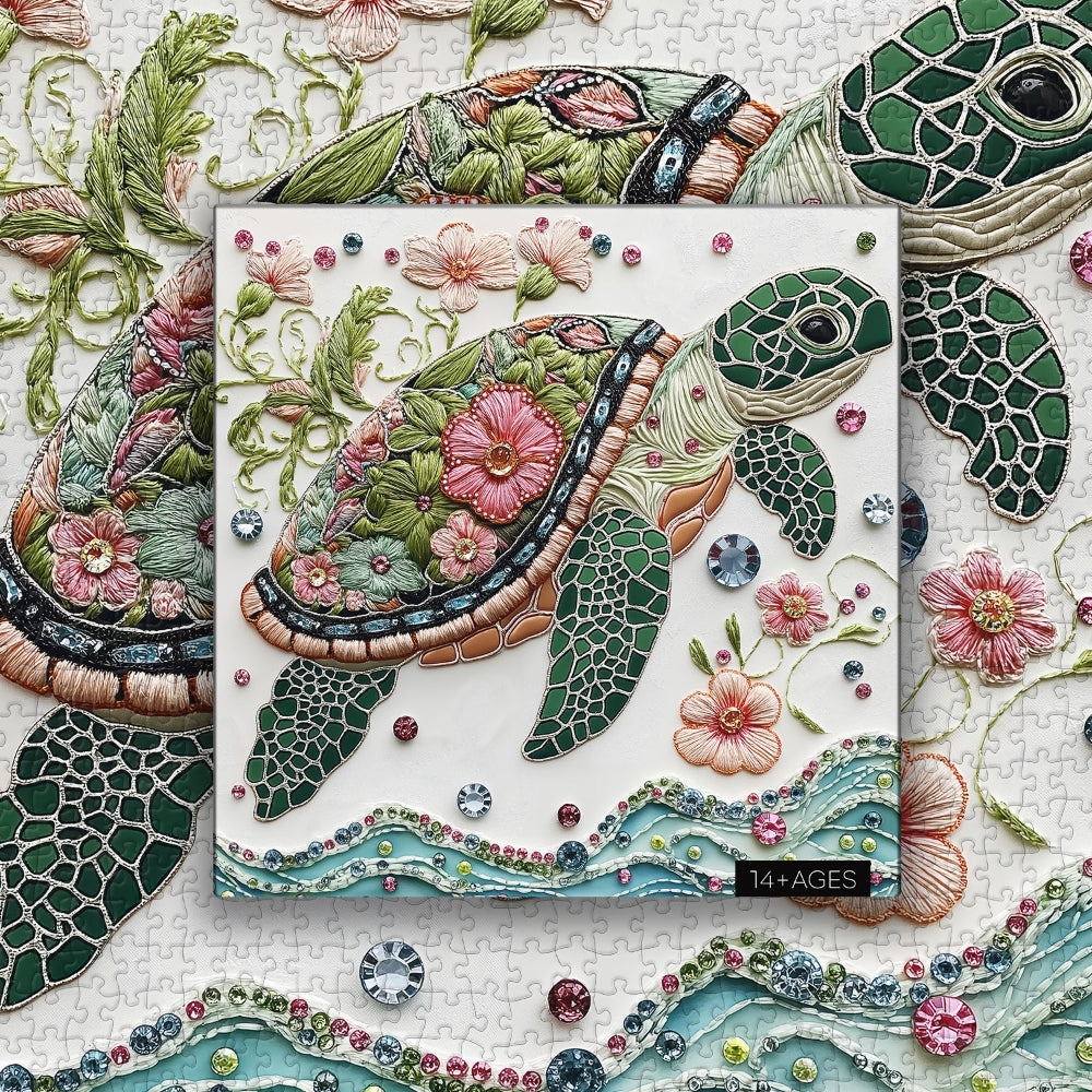 Wave Spirit Jigsaw Puzzle 1000 Pieces - Turtle