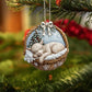 Alpaca In Mini Baskets Ornament - MB008