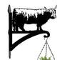 Highland Cow Metal Hanging Bracket Plant Stand PS008