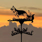 German Shepherd Stainless Steel Weathervane MW015