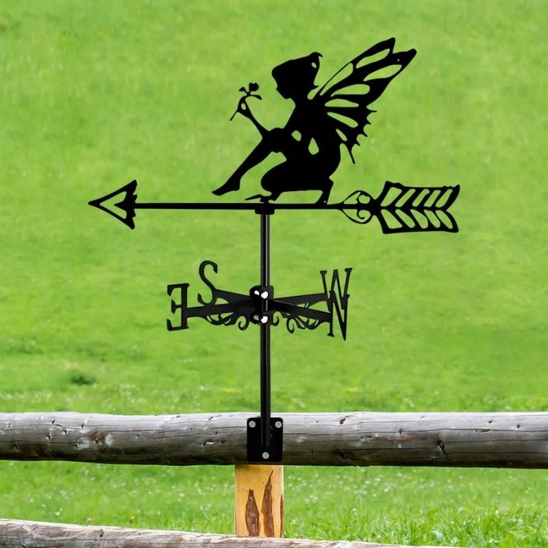 Fairy Garden Elf Stainless Steel Weathervane MW078