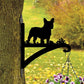 French Bulldog Metal Hanging Bracket Plant Stand PS036