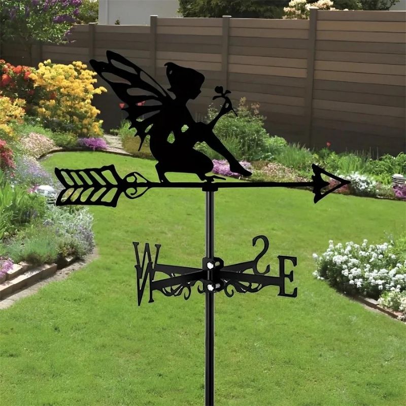 Fairy Garden Elf Stainless Steel Weathervane MW078