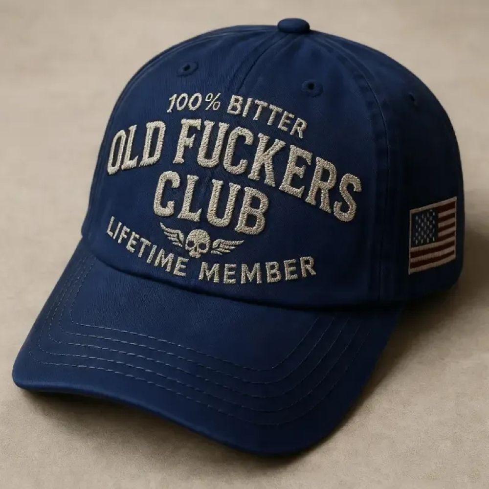 Vintage Distressed "Old Club" Lifetime Member Cap