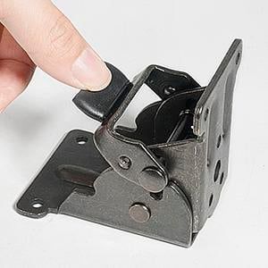 Heavy-Duty Folding Brackets with 90° Lock – Space-Saving Steel Hinges