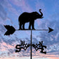 Elephants Stainless Steel Weathervane MW053