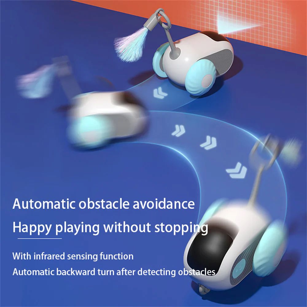 Smart Interactive Remote Control Toy Car For Cats