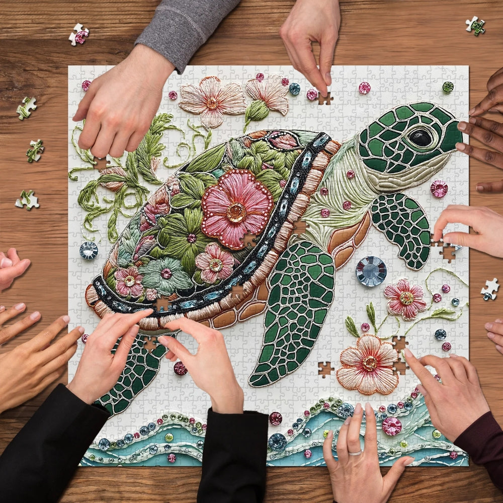 Wave Spirit Jigsaw Puzzle 1000 Pieces - Turtle