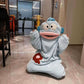 Funny Monster Hooded Fleece Robe for Adults