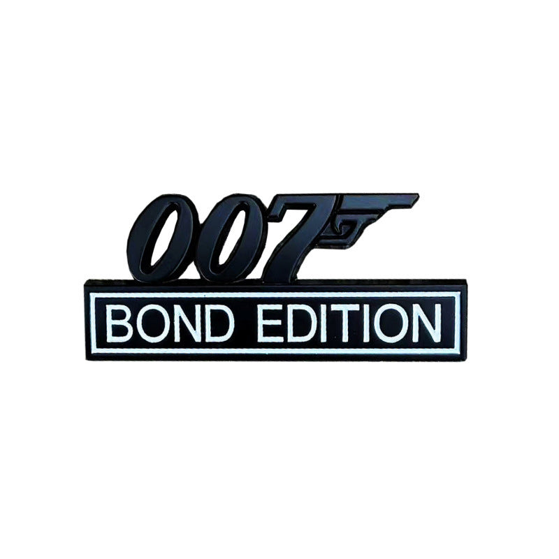 007 Bond Edition - Emblem Sticker Badge, Funny Decals for Car, Truck, SUV, Motorcycle - TE035