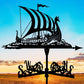 Viking Battle Ship Stainless Steel Weathervane MW008