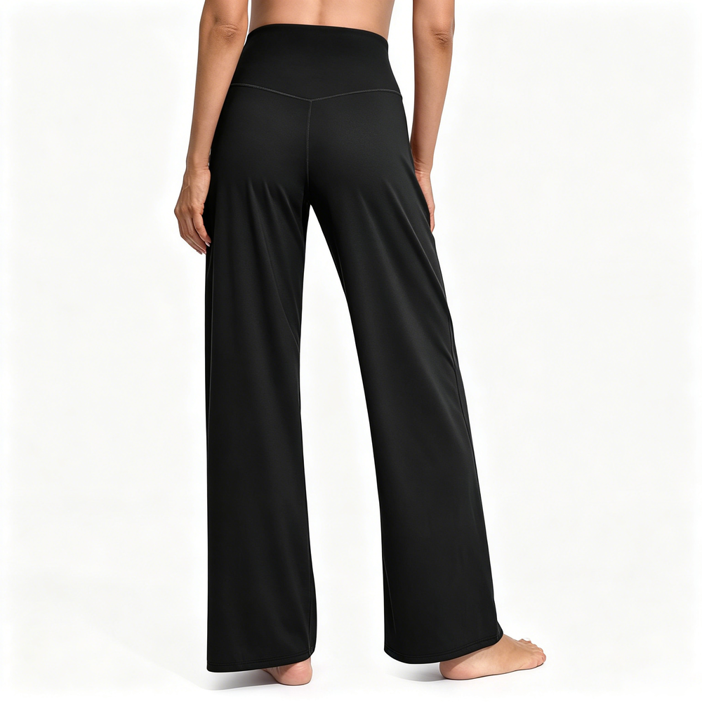 Wide Leg Pants Woman Yoga Pants with Pockets Stretch Loose Casual Lounge Sweatpants Petite/Regular/Tall