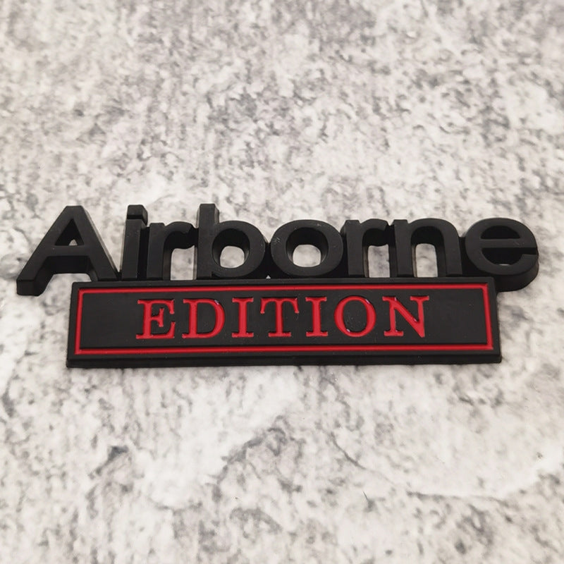 Airborne Edition - Emblem Sticker Badge, Funny Decals for Car, Truck, SUV, Motorcycle - TE041