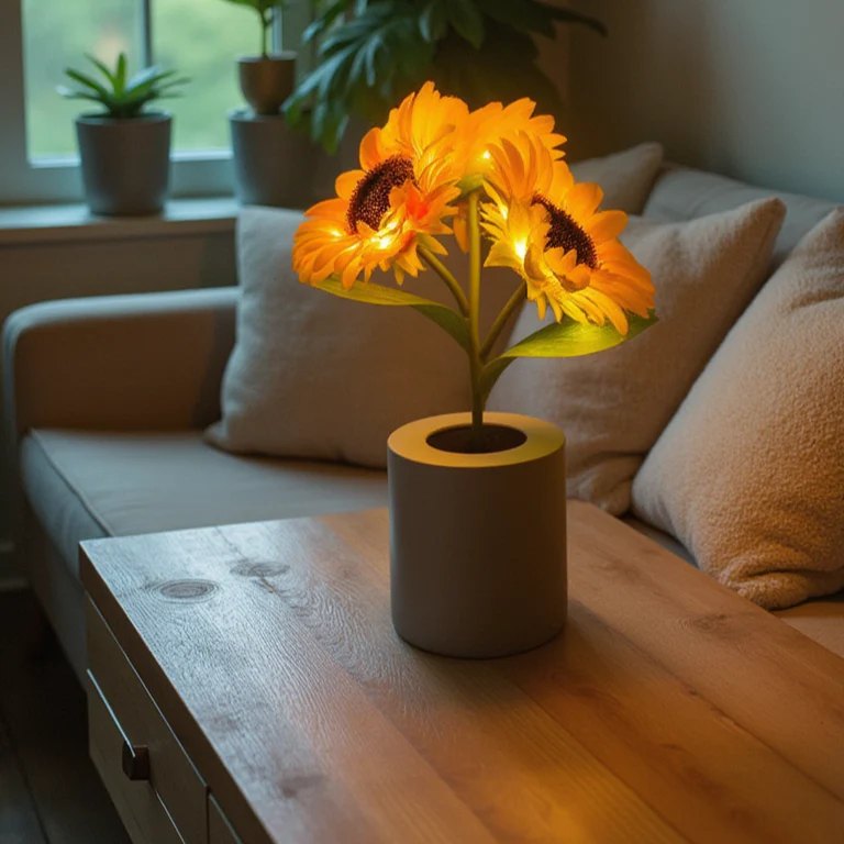 Sunflower Lamp
