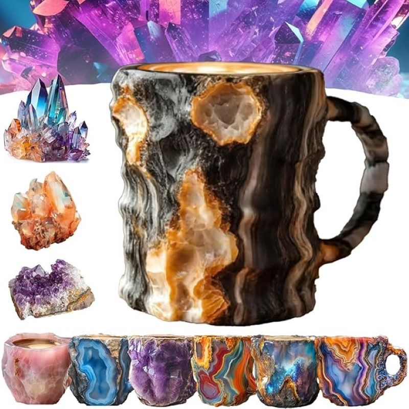 New Mineral Crystal Coffee Mugs