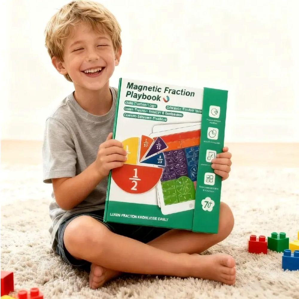Magnetic Fraction Math Learning Book