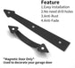Prestige Magnetic Garage Accents – Decorative Hardware Set (6-PCS)