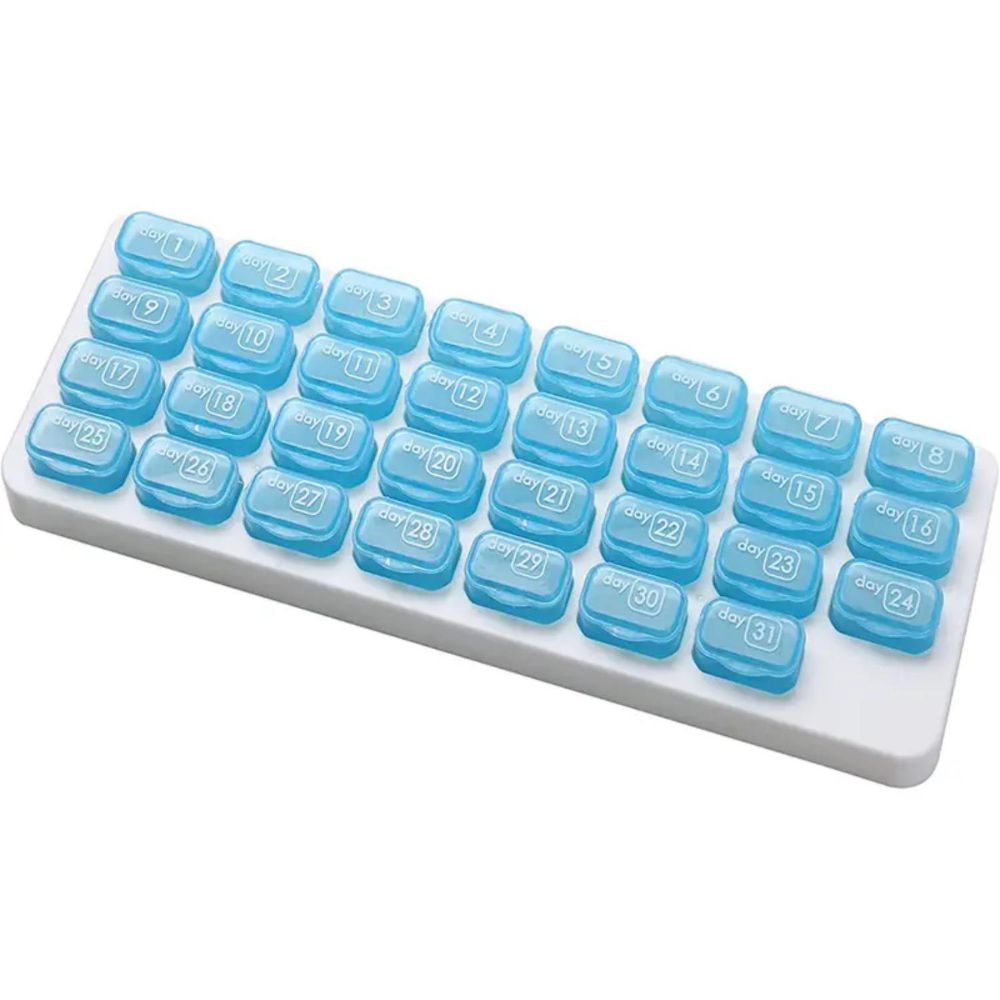 31-Day Detachable Monthly Pill Organizer