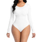 Crew Neck Long Sleeve Bodysuit