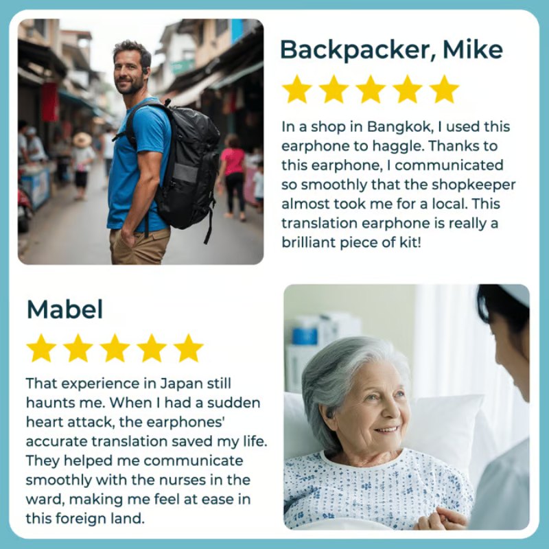 AI Translation Wireless OWS Bluetooth5.4 Earphones