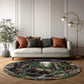 Forest Bear - 3D Illusion Round Rug - H636