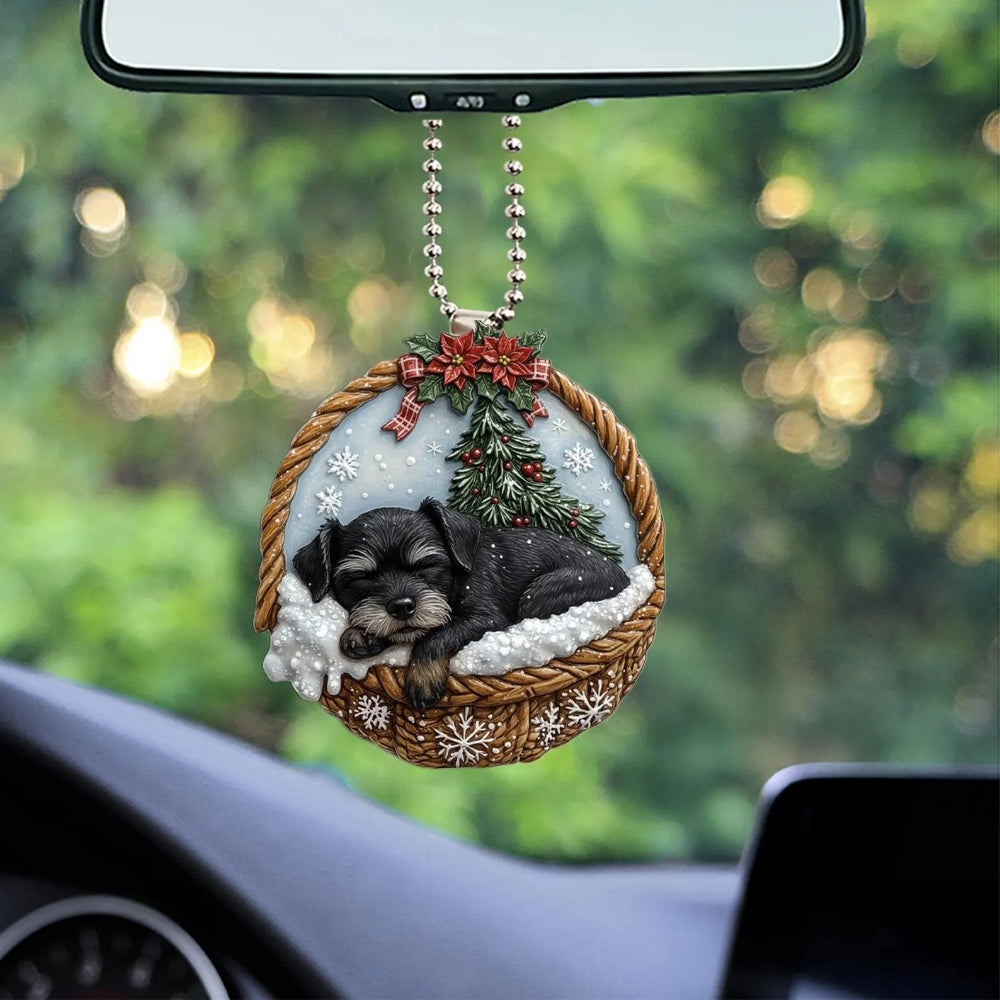 Affenpinscher In Mini Baskets Ornament - MB009