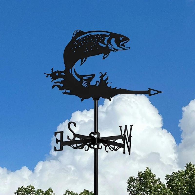 Fish Stainless Steel Weathervane MW026