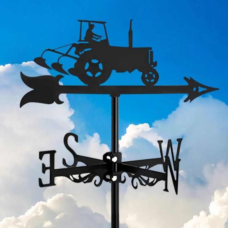 Tractor Stainless Steel Weathervane MW079