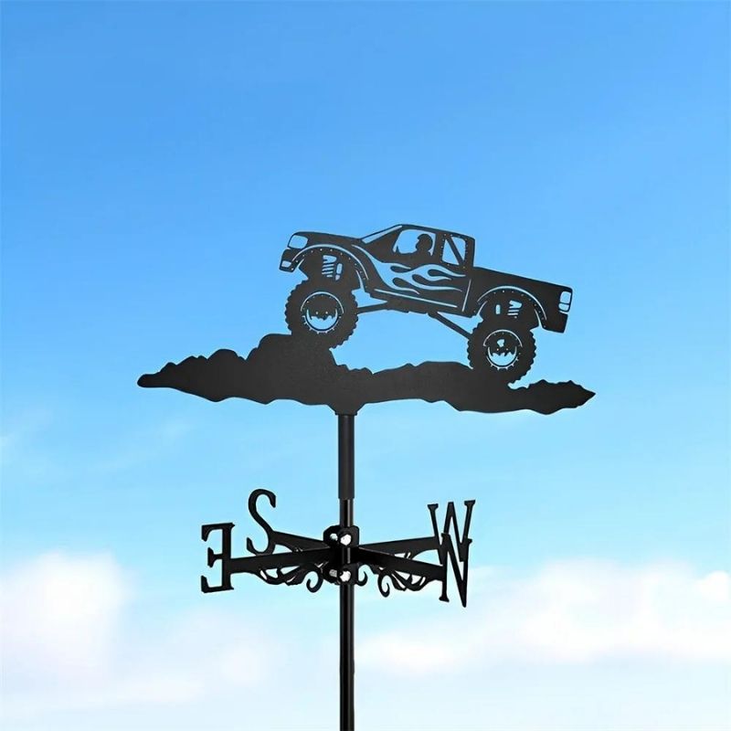 Mountain Off-Road Vehicle Stainless Steel Weathervane MW102