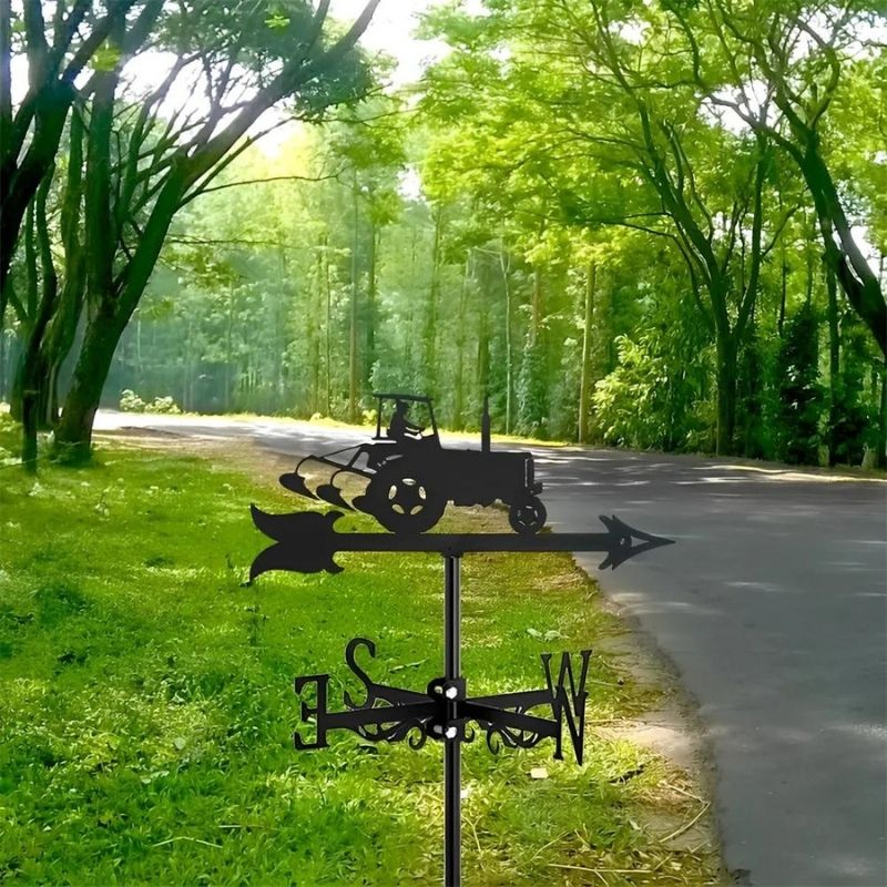 Tractor Stainless Steel Weathervane MW079