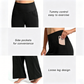 Wide Leg Pants Woman Yoga Pants with Pockets Stretch Loose Casual Lounge Sweatpants Petite/Regular/Tall